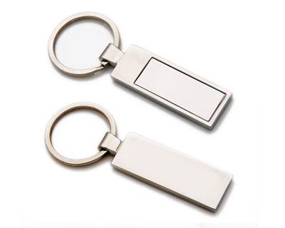 Metal Keyrings with Black Gift Box 