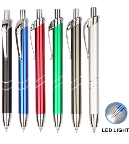 Metal Pen with LED Light