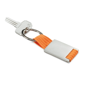 Metal Rectangular Keyring 