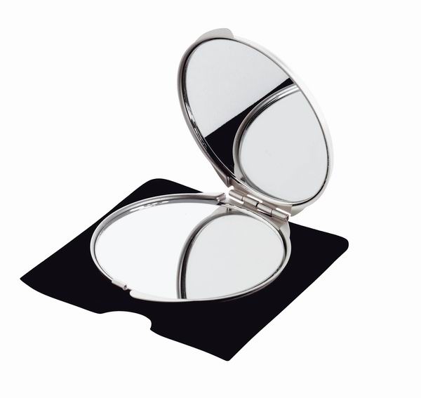 Metallic dual mirror set