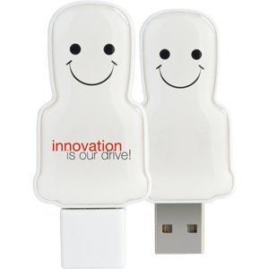 Mini USB People - White