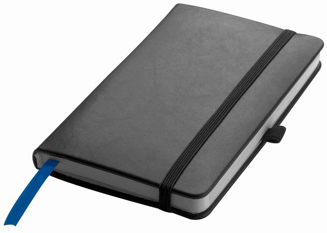 Moleskin style A6 black note book