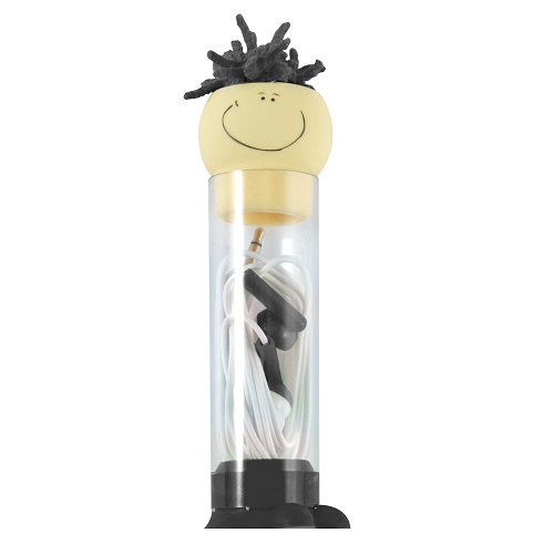 Mop Top Earbuds in Clear Tube 