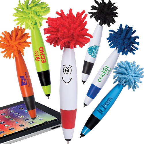 Mop Top Junior Ballpoint Pen and Stylus