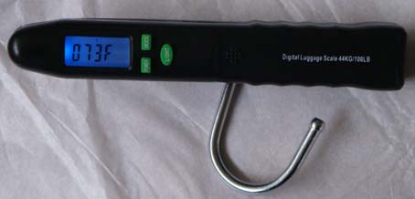 Moscow Digital Luggage Scale - weighs to 50Kg