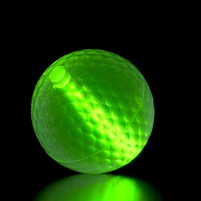 Nite Glow Golf Ball with 1.5" insert