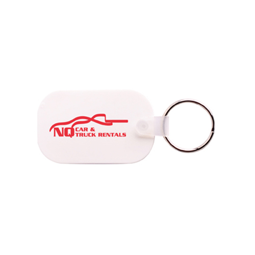 Oblong Durasoft Keyring 