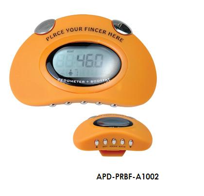 Pedometer with Bodyfat Analyser 