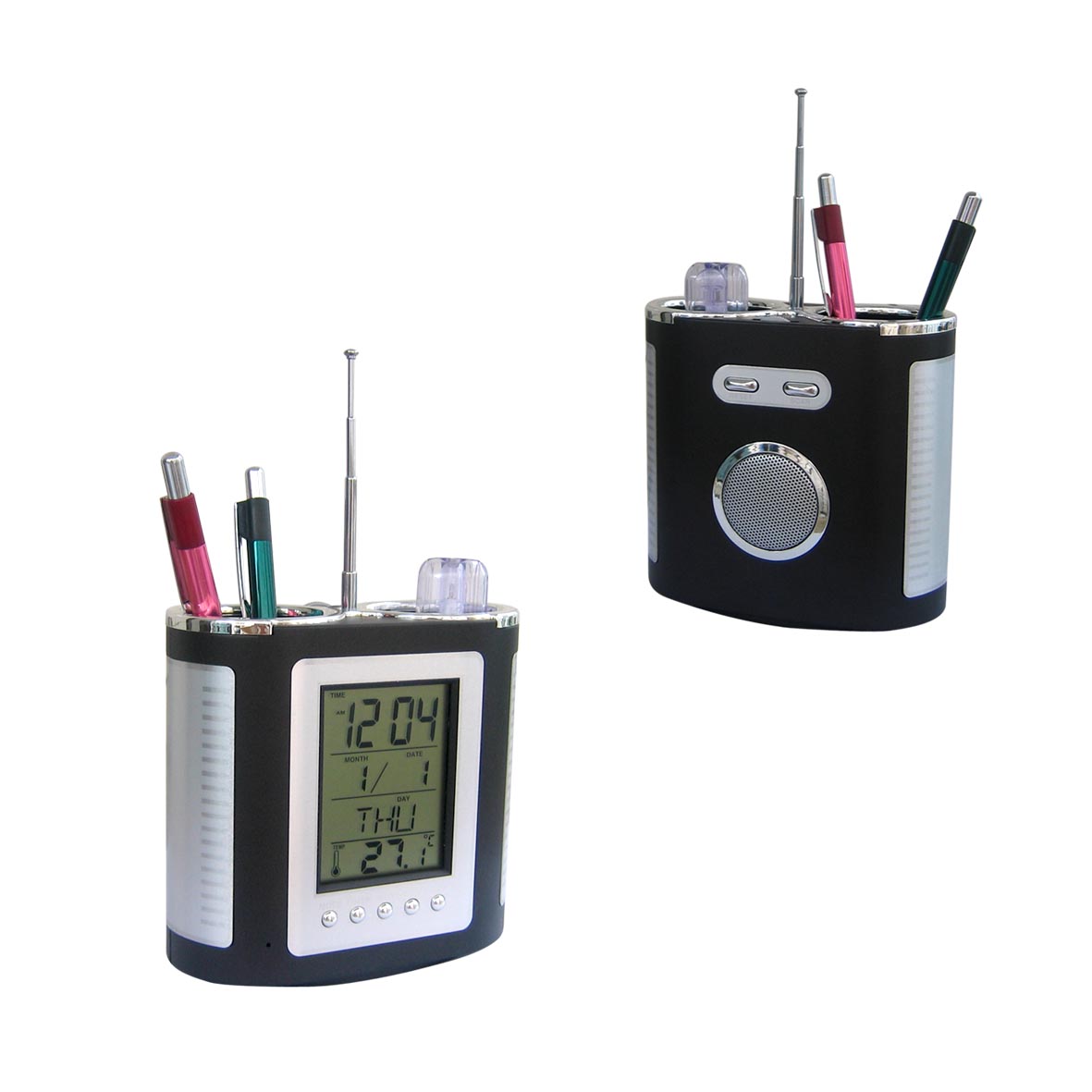 Pen Holder with Radio 