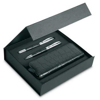 Pen Set And Pouch In PU Case