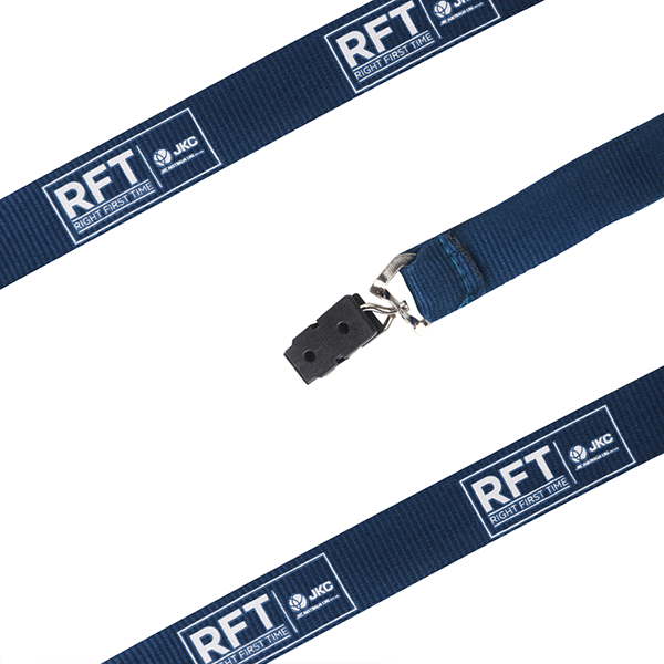 PET Ribbed Lanyard 