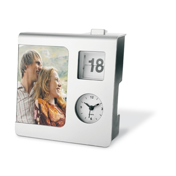 Photo Frame 9x13cm W/ Clock