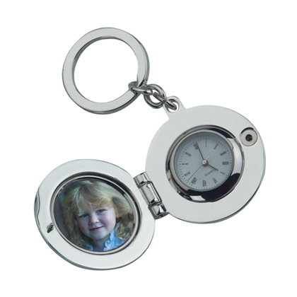 Picture Locket with Clock Keyring