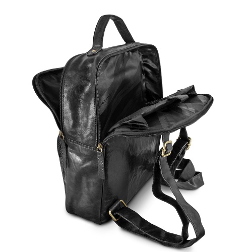 Pierre Cardin Leather Backpack 