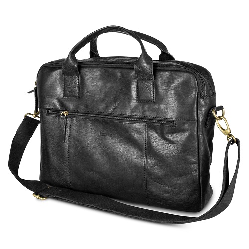 Pierre Cardin Leather Laptop Bag 