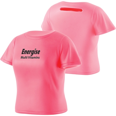 Pink T-Shirt Coin Bank