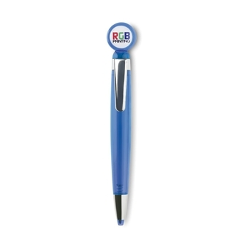 Plastic Pen With Circular Top