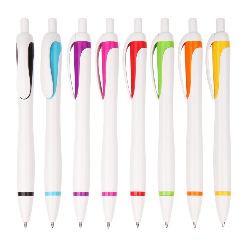 Plastic Push Button Pen  