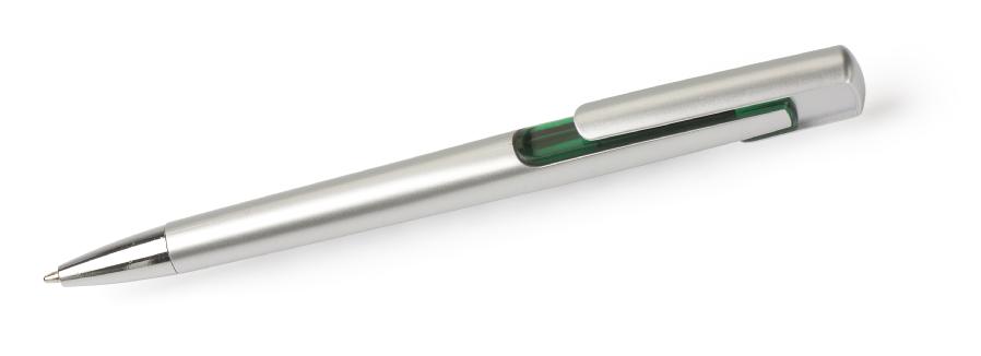 Plastic Silver Barrel Ballpen