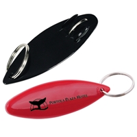 Plastic Surfboard Bottle Opener Keytag