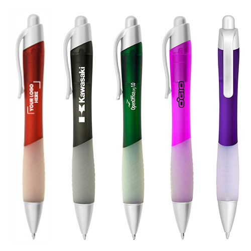 Plastic Translucent Mykonos Pen