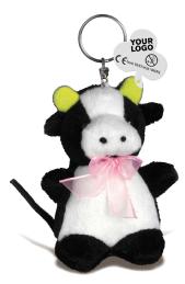 Plush Cow Key Ring