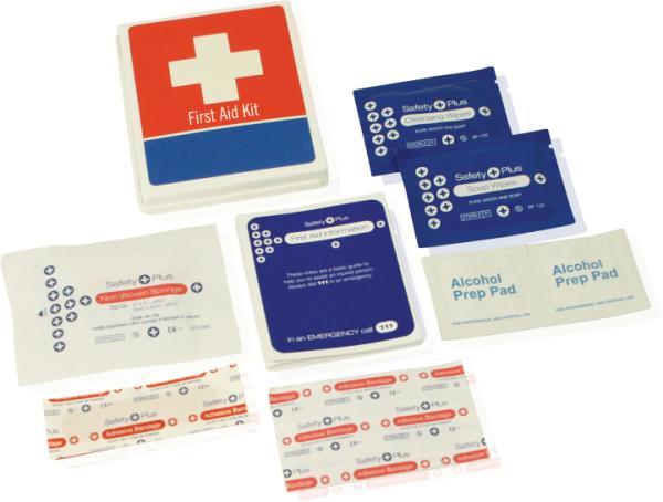 Pocket First Aid Kit in Plastic Case