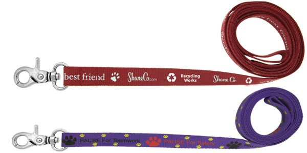 Polyester Screen Printed Dog Leashes and Collars