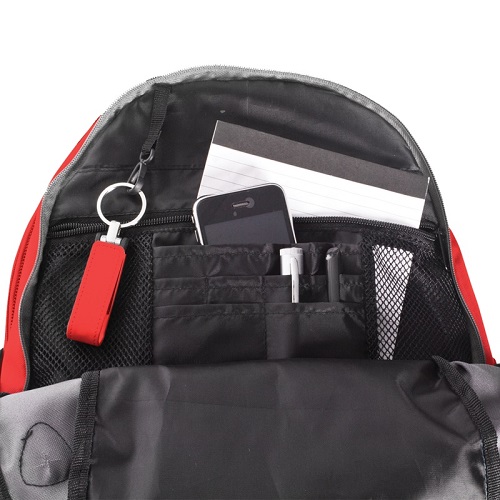 Polyester with PU Backing Backpack 