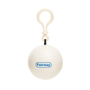 Poncho In Golf Ball Shaped Holder