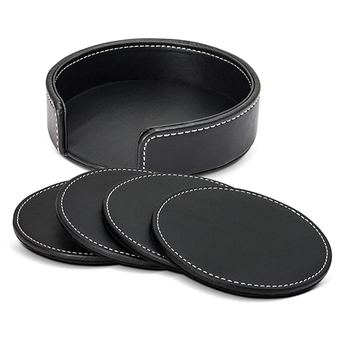 PU Leather Coaster Set