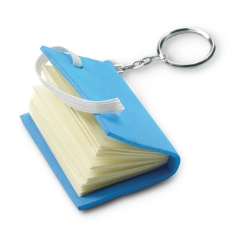 PVC Notebook Keyring 