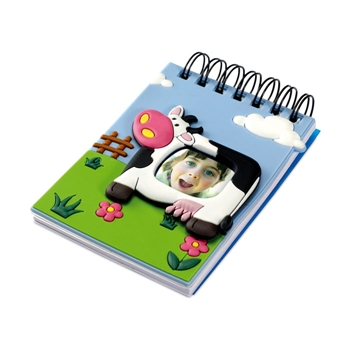 PVC Notebook W/ Animal Photo Frame