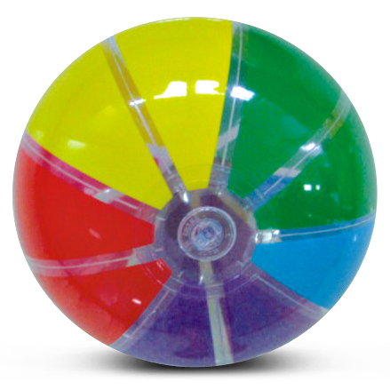 Rainbow Colour Inflatable Beach Ball