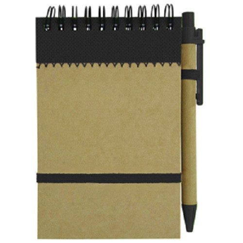 Recycled Jotter Pad with Elastic Band 