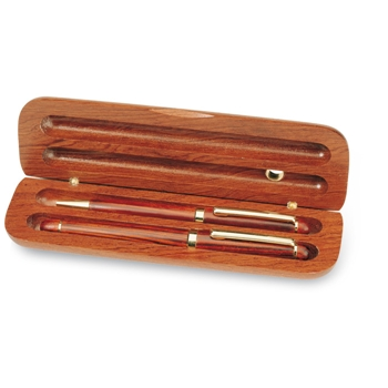 Rosewood Pen Set In Box