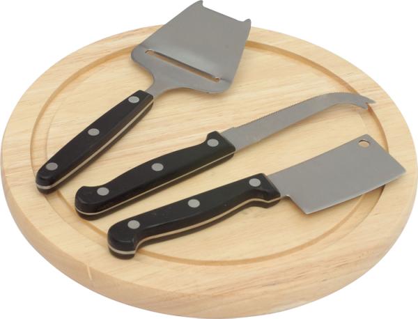 Round Cheese Board Set