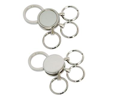 Round Metal Keyrings 