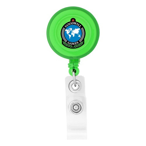 Round-Shaped Retractable Badge Holder 