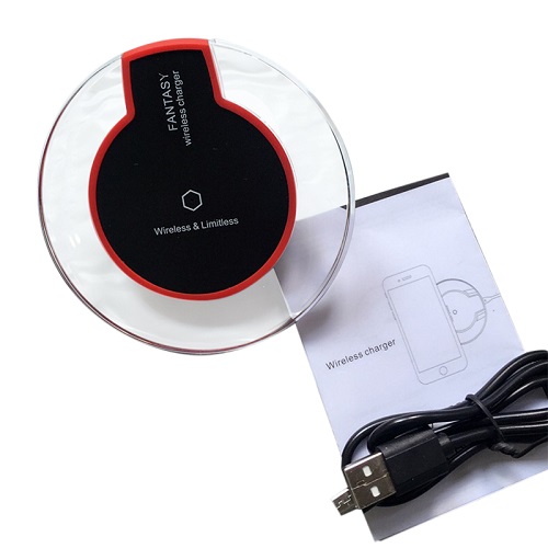 Round Transparent Wireless Charger 