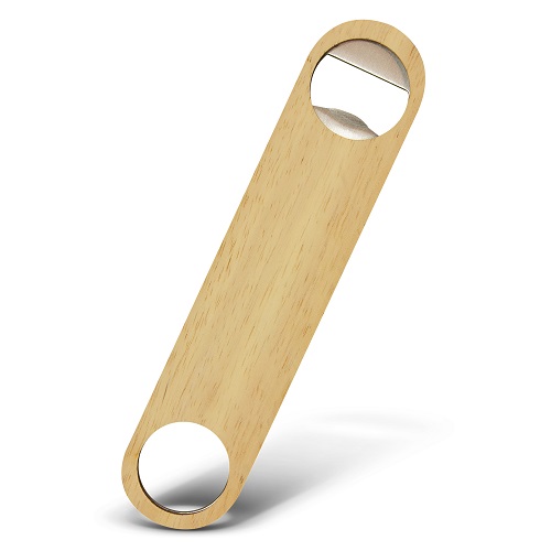 Rubberwood Bottle Opener 