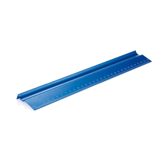 Ruler with pen holder 