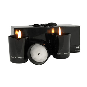 Salt & Pepper Candle 3 Pack