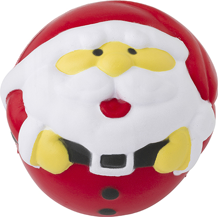 Santa Claus Shaped PU Stress Ball