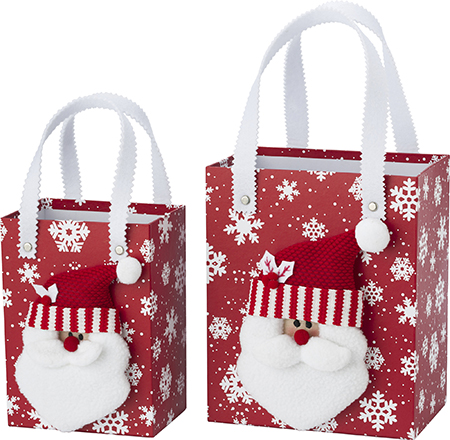 Set of Christmas Decoration Boxes with Carry Handle