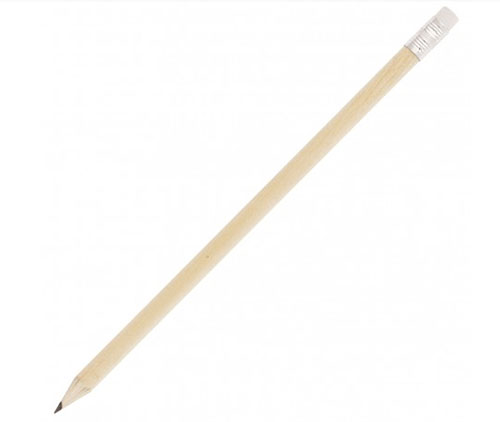 Sharpened Pencil W/ Eraser