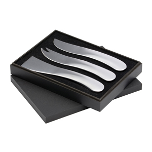 Sienna Stainless Steel Cheese Set