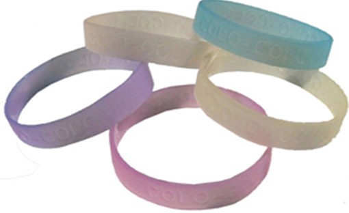 Silicon UV Indicator Wristband Bracelet 