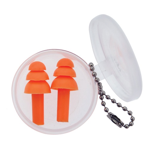 Silicone Matson Earplug Keychain