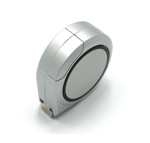 Silver Coloured Spin Tape Measure